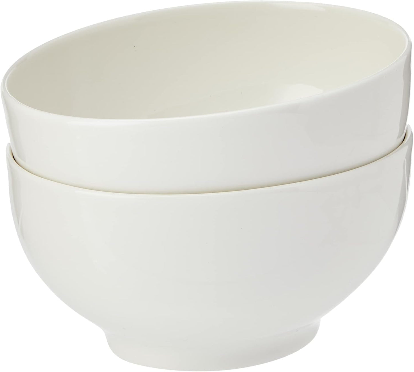 Villeroy & Boch For Me Graanschalen set van 2, wit, vaatwasmachinebestendig, magnetronbestendig, kleine kommen voor 2, kommen, ontbijtgranenschalen, snacks of sauzen, bord, premium porselein