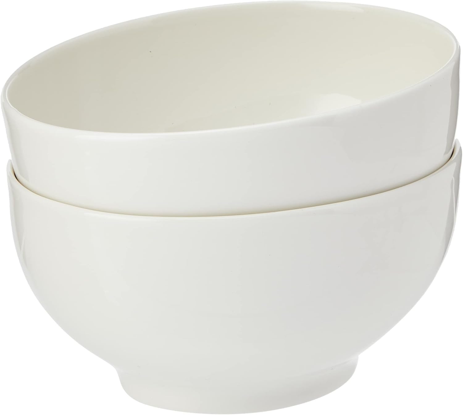 Villeroy & Boch For Me Graanschalen set van 2, wit, vaatwasmachinebestendig, magnetronbestendig, kleine kommen voor 2, kommen, ontbijtgranenschalen, snacks of sauzen, bord, premium porselein