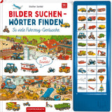 Zoveel voertuiggeluiden: 30 geluiden (zoek afbeeldingen - vind woorden) Babyspeelgoed Naty Shop Book