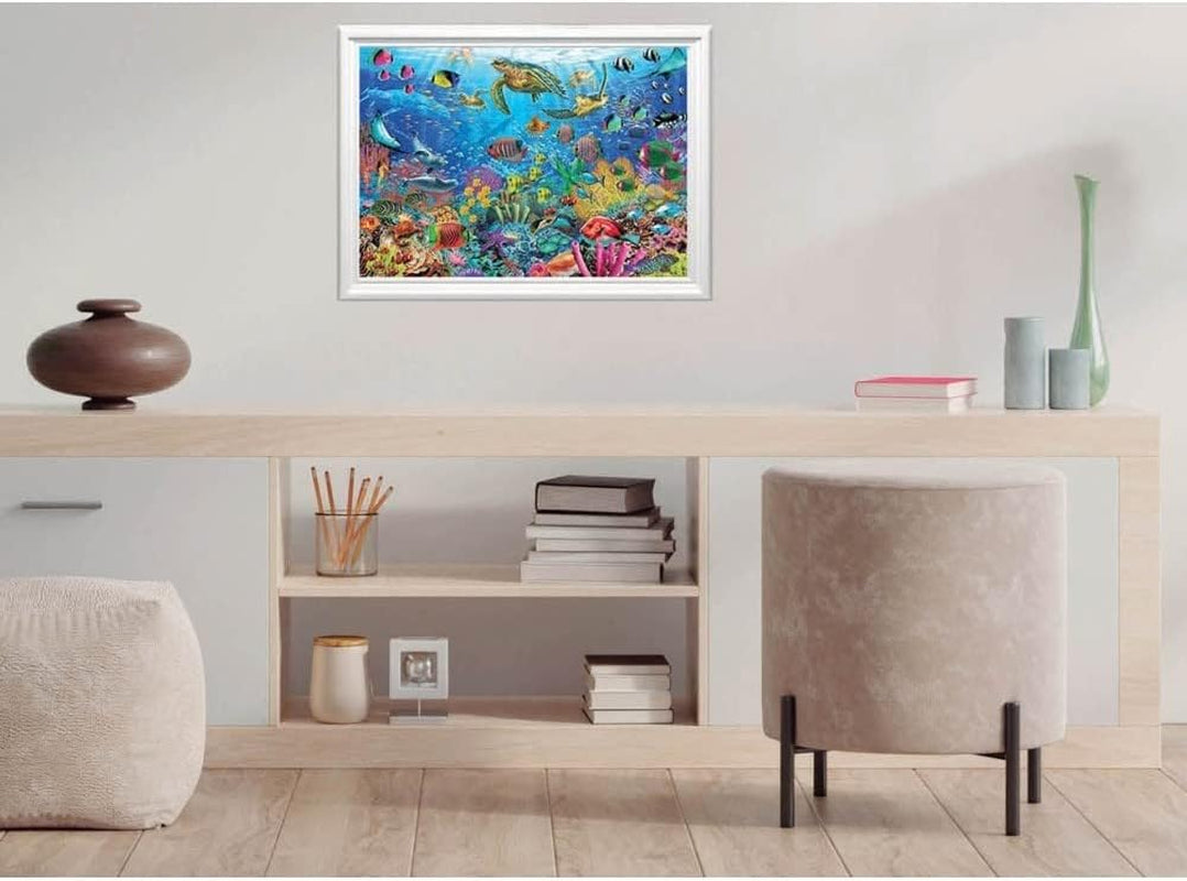 Educa - Puzzel 1000 stukjes voor volwassenen | Onderwaterwereld, puzzel 1000 stukjes voor volwassenen en kinderen vanaf 14 jaar, zeedieren, natuurpuzzel (19266) Puzzel Naty Shop