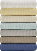 Madison Park Freshspun Wicker Twin grijze katoenen deken Madison Park bedden en dekens