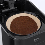 CASO Coffee Taste and Style espressomachine met permanent filter, 1,5 l, optimale zettemperatuur 92-96 °C, antidruppelsysteem, geoptimaliseerde zetkop, roestvrij staal, 12 kopjes