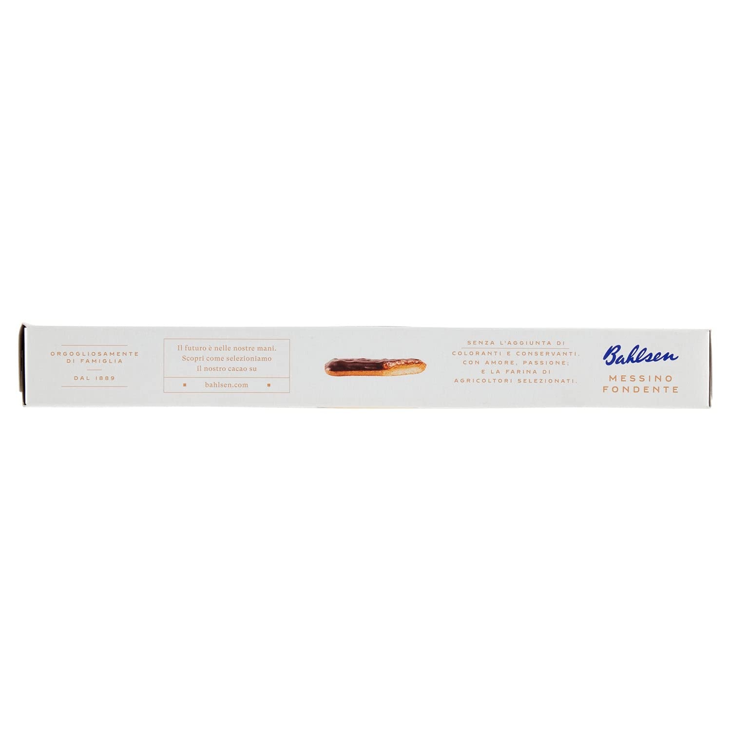 Bahlsen Messino Edelherb - Pak van 4 - Edelherb Chocolade Sinaasappel Vulling Pluizig Deeg (1 x 125g)