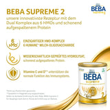 BEBA SUPREME 2 Opvolgmelk na 6 maanden, alleen lactose, palmolievrij, verpakking van 6 (6 x 800g) Naty Shop