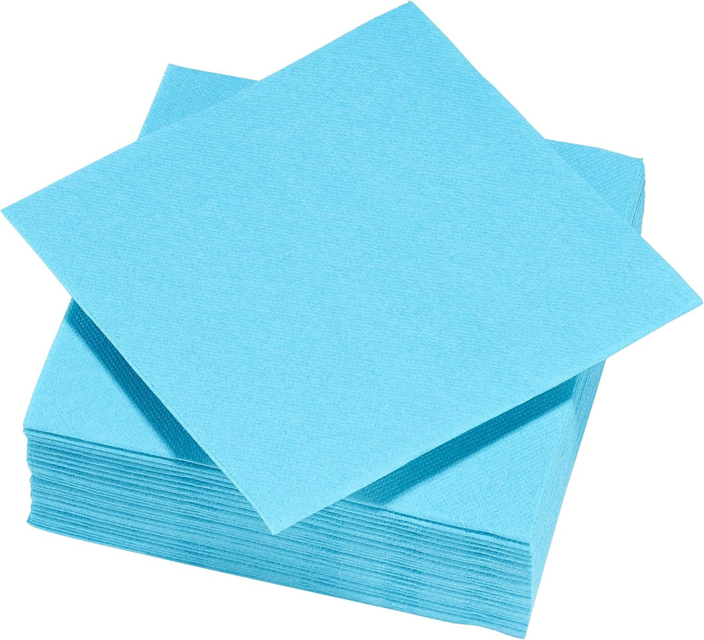 - Tex Touch papieren servetten - Roze kleur - Fsc®-gecertificeerde servetten - Recyclebaar en biologisch afbreekbaar - Pak van 50 roze servetten maat 24 X 24 Cm