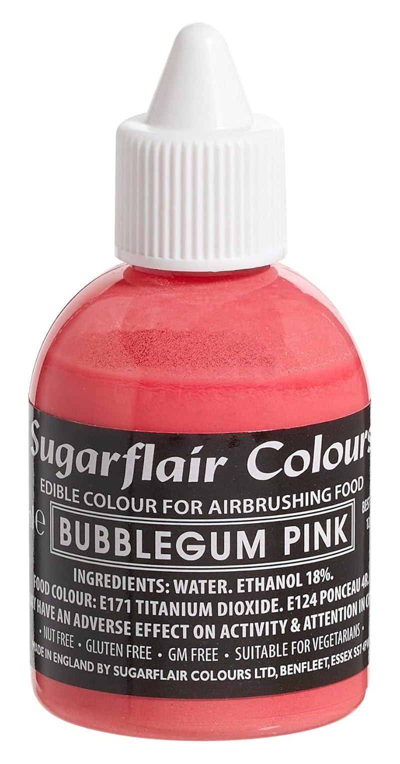 Sugarflair dieprode kleurstof - eetbare vloeibare kleurstof, airbrush-kleuring voor taarten, muffins, glazuur en taartdecoraties - 60 ml