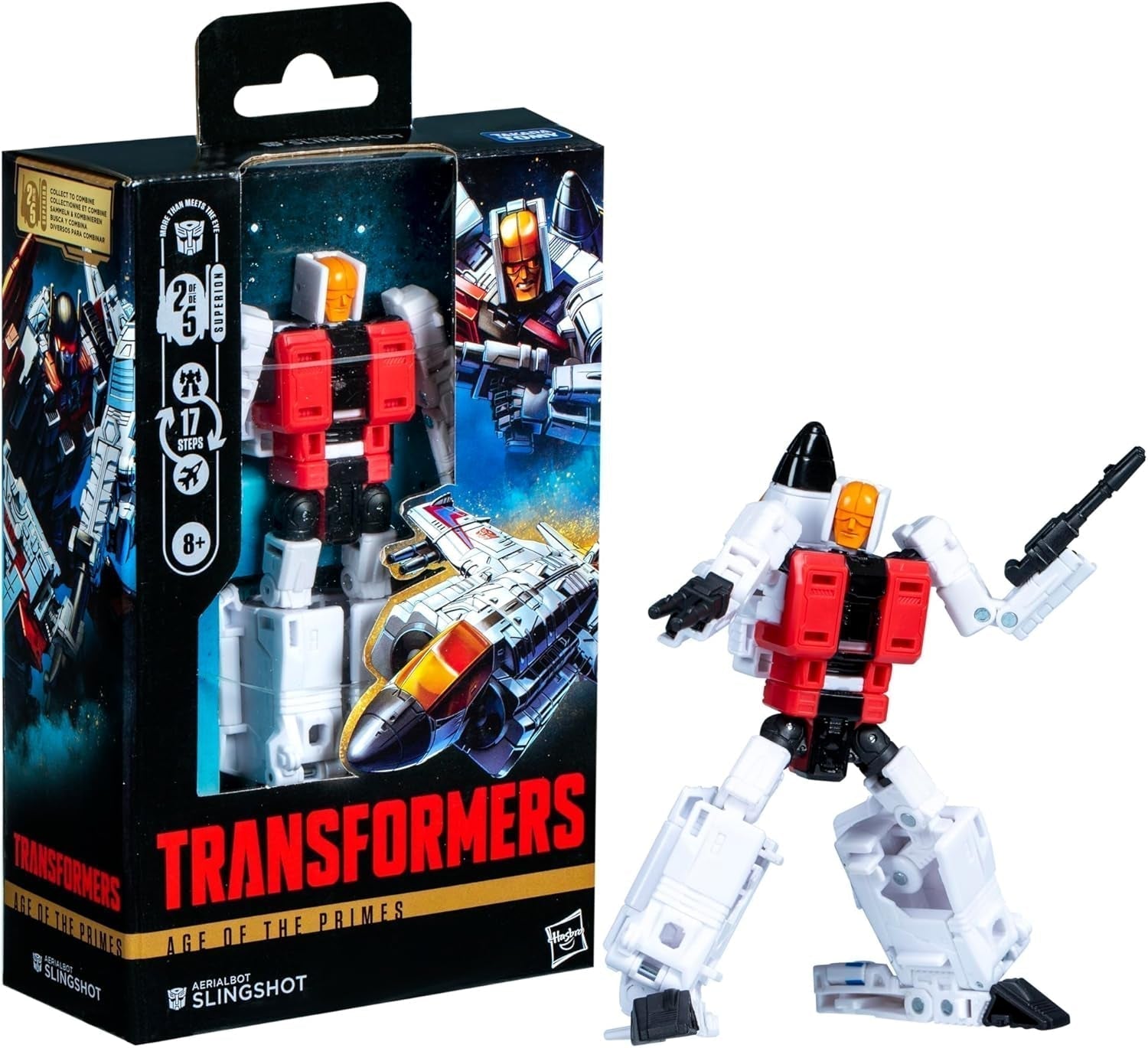Transformers Age of the Primes Deluxe-Klasse Aerialbot Slingshot-actiefiguur Actiefiguren Naty Shop