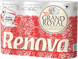 Toiletpapier Renova Renova Grand Royal 4 laags - 6 rollen, Groot (pak van 5)