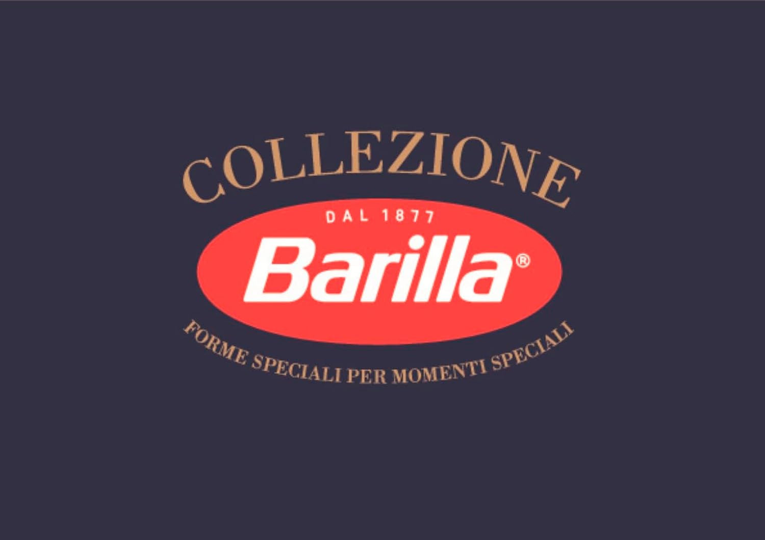 Pasta Barilla Collezione Fusilli korte stukjes, (1 x 500 g)