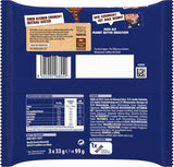 Nestlé CRUNCH Melkreep, knapperige chocoladereep met melkchocolade en ontbijtgranen, 1 pakje (3 x 33 g)