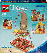 LEGO Ç€ Disney Moana 2: Moana's avonturenvlot - Speelgoedboot met zeilen, afneembaar dek, kampvuur en 3 minipoppetjes waaronder Loto en Moni - Cadeau voor meisjes vanaf 6 jaar en fans - 43270 Bouwsets Beuche in LEGO-Store
