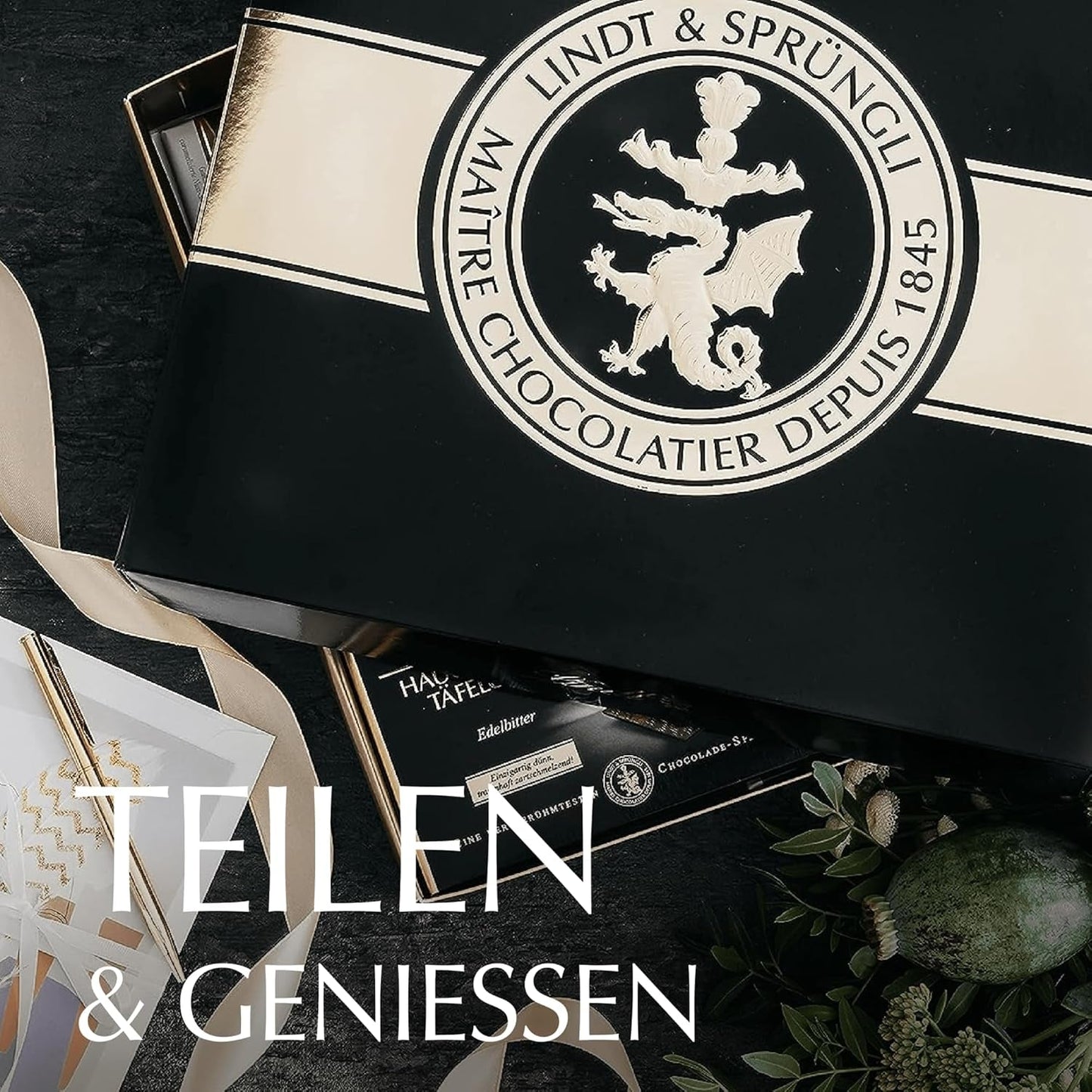 Lindt Set pure chocolade | 847 gram | Set van 6 Lindt pure chocoladespecialiteiten (repen, LINDOR, pralines) van halfzoet tot extra puur | Bulkverpakking | Chocolade geschenk