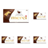 Repen pure chocolade 72% – 5 x 100 g – De fijnste vierkantjes pure chocolade – Chocolade verpakt in goudfolie