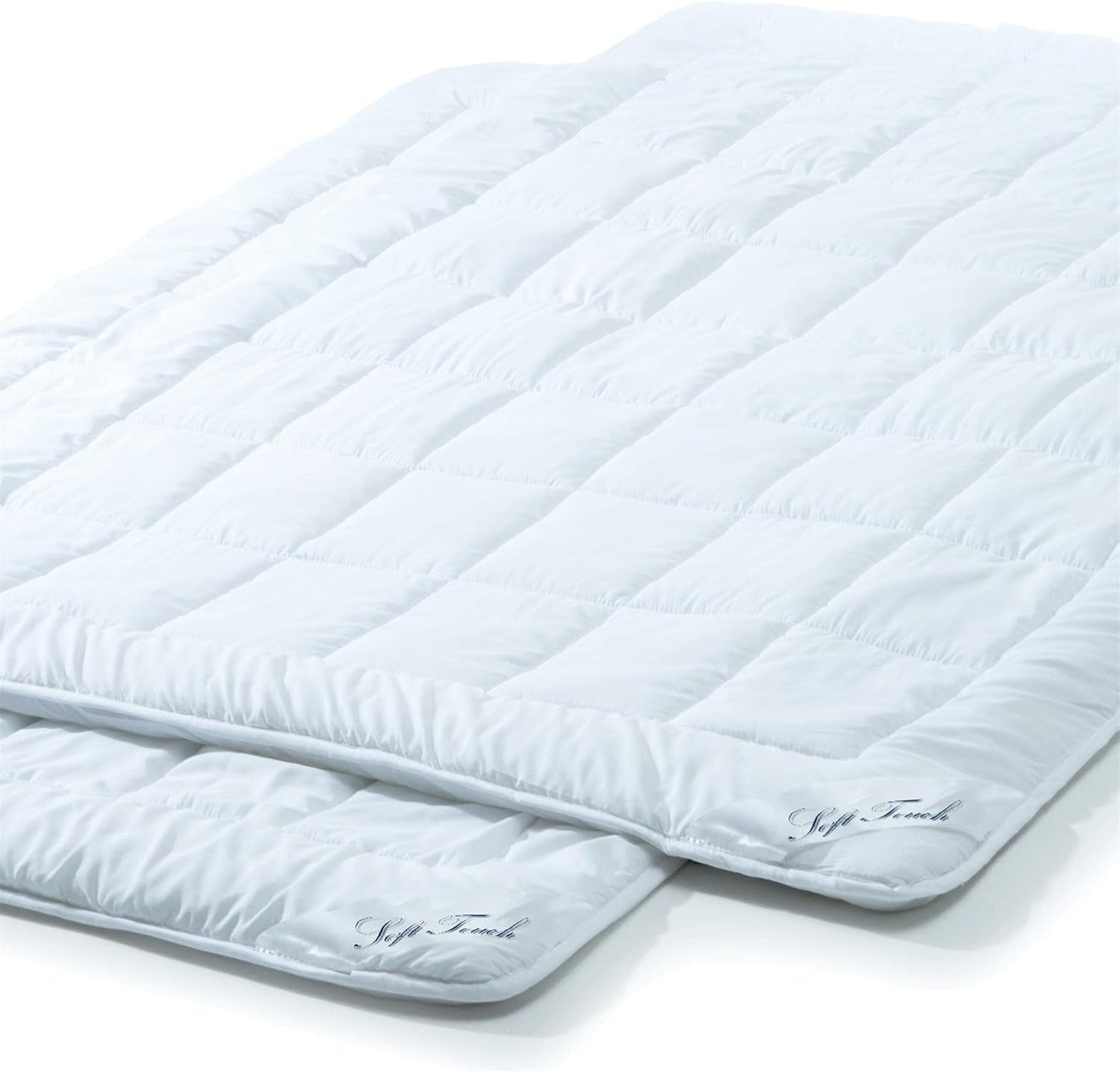 Aqua-Textil Soft Touch Set voor kinderen Dekbed 100 X 135 Cm 250G en 350G met kussen 40 X 60 Cm 150G Dekbed 4 seizoenen Klimaatbeheersing Oeko-Tex Dekbedden en dekbedden Naty Shop 2X 135X200 Cm zomer