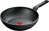 Tefal Recycled on, 100% gerecyclede aluminium pan, antiaanbaklaag, inductie Potten en pannen Naty Shop Wokpan 28 Cm