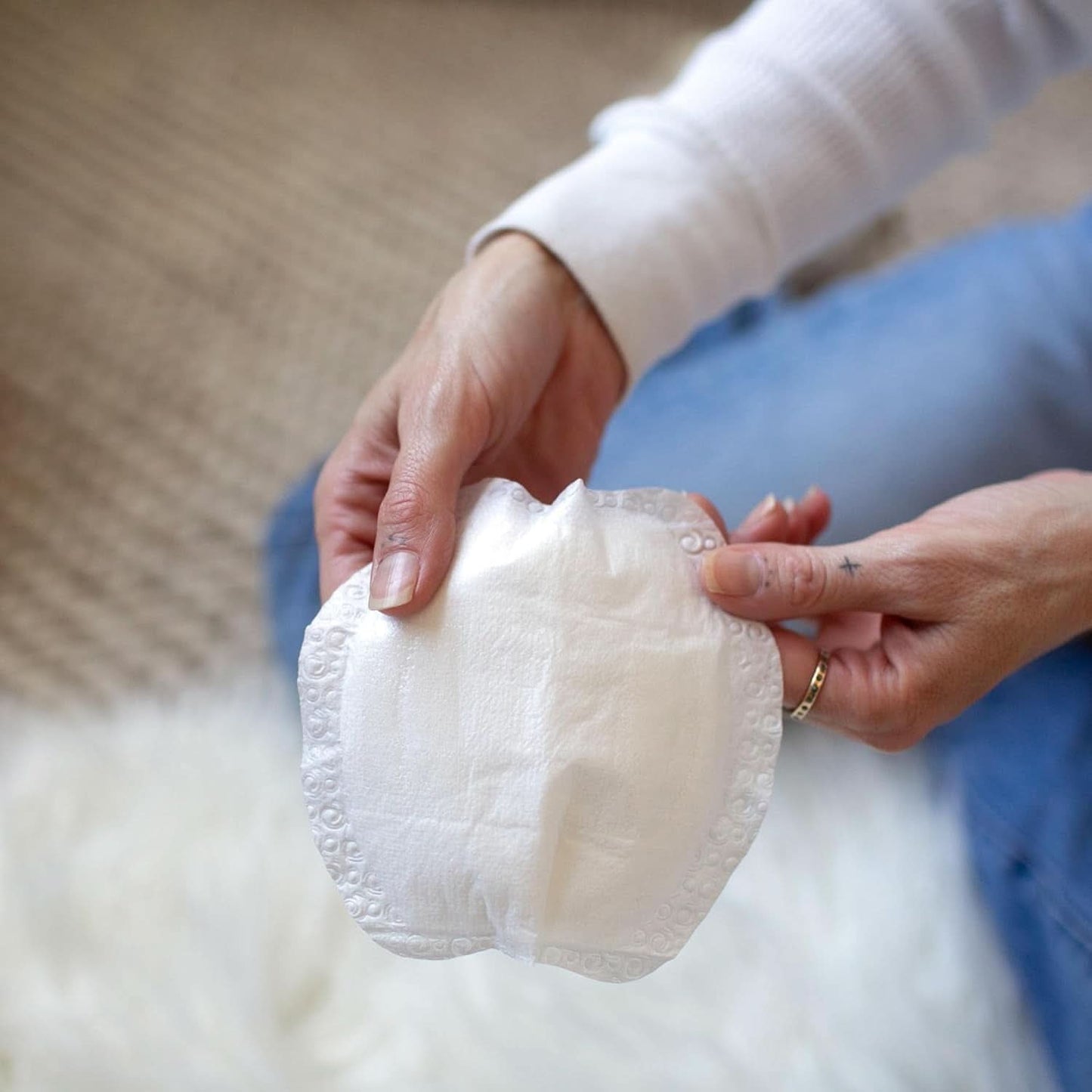 Wegwerpschijven, absorberend, zwart, 60 stuks Voedings- en borstvoedingsaccessoires Bebe Naty Shop