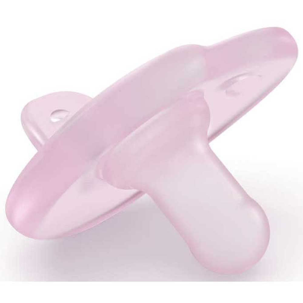 Philips AVENT Soothie - BPA-vrije fopspeen voor baby's van 0-6 maanden, roze/lichtroze (model SCF099/22)