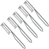 Fackelmann universele dunschiller, roestvrijstalen mes Schiller Naty Shop Economy dunschiller Set 5 stuks