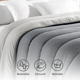 Pikolin Home - Omkeerbaar dekbed 300 G - Tweekleurige Scandinavische vulling - Voor bed 150 - Gezellig, warm, ademend, mosterdgeel, 240 X 220 Cm Dekbedden en quilts Naty Shop