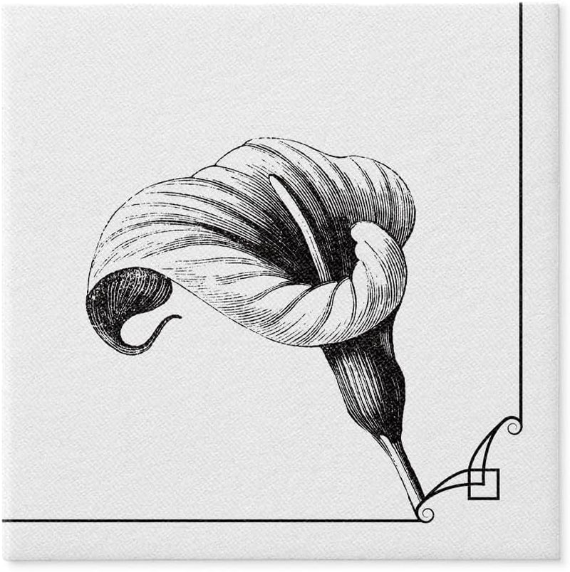 PAW - Airlaid Servetten - Doekachtig (40 X 40 Cm) I 50 Stuks I Voor Begrafenisdienst, Uitvaartfeest, Begrafenis, Afscheid I Hoogwaardige Tafeldecoratie Stoffen Servetten - Geheugenbloem I Geheugenbloem