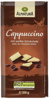 Biologische chocolade gevuld met cappuccino, 100g