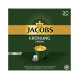 Kaffeekapseln Espresso Intenso, Intensität 10 van 12, 10 x 20 Getränke & Kaffeekapseln Krönung Crema, 200 Nespresso compatibele Kapseln, 10er Pack, 10 x 20 Getränke, 1040 g