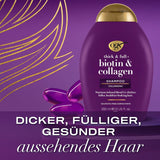 OGX Biotine & Collageen Shampoo (385 Ml), Haarversterkende shampoo voor fijn en dun haar OGX Douche en bad