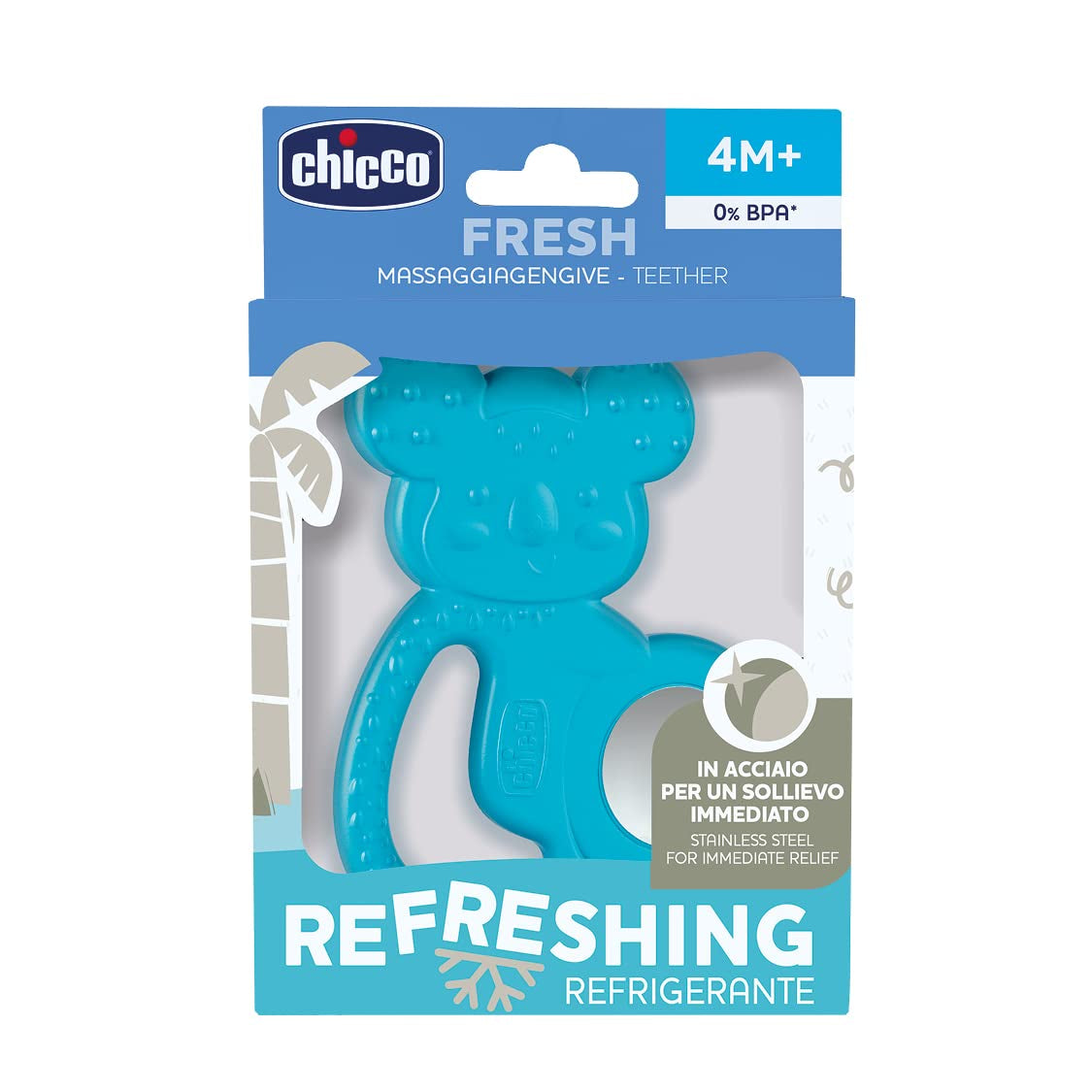 Chicco Fresh Power 3D Koala bijtspeeltje, 4M+