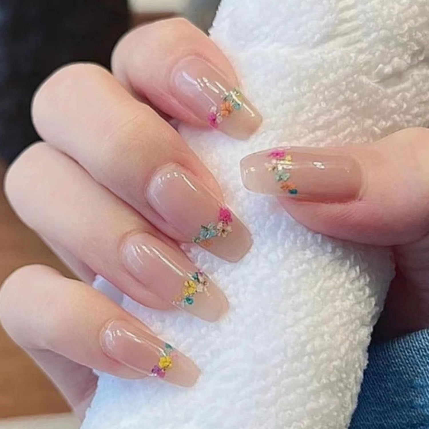 Gedroogde bloemen voor nagels 8 potten 3D gedroogde bloemen voor nagels Natuurlijke kleurrijke nagelstickers Gedroogde bloemen Nagelaccessoires voor nageldecoratie DIY ambachten
