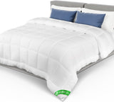 VOUNOT dekbed 155X200Cm, 4 seizoenen winterdekbedset van 2 500GSM, bestaande uit 2 aan elkaar geknoopte dekbedden Aanpasbaar dekbed voor zomer en winter, Oeko-Tex Standaard dekbedden en dekbedden Naty Shop Deken alle seizoenen 220X240Cm