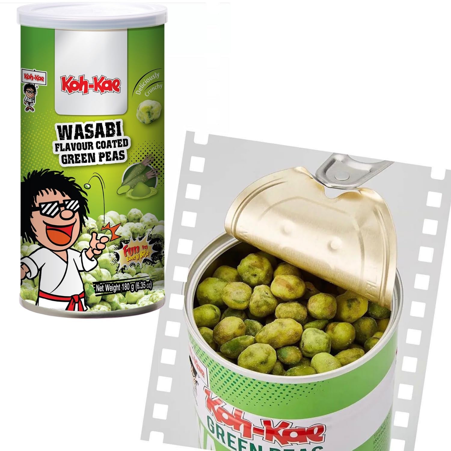 KOH-KAE - Groene erwten met wasabi - (1 x 180g)