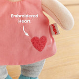 HABA Beschermengel Lore - Pluizige textielpop (15 cm), perfect welkomstcadeau voor baby's en peuters - Wasbaar op 30 °C - 2011870001