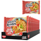 Nissin Ramen - Koreaanse pittige chili 10-pack instantnoedels in Aziatische stijl gebaseerd op een Koreaans recept Snel en gemakkelijk te bereiden Aziatisch eten (10 x 65,2 g)