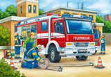 Ravensburger Puzzel voor kinderen - 07574 Politie en brandweer - Puzzel voor kinderen vanaf 3 jaar, met 2X12 stukjes Puzzel Naty Shop