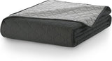 Decoking Sprei 200 X 220 Cm Grafiet Antraciet Zilvergrijs Tweezijdige sprei gemakkelijk te onderhouden Axel Bedden en Dekens Besuche den DecoKing-Store