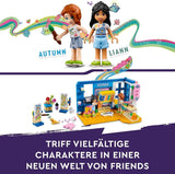 LEGO 41739 Friends Liann's kamer, minispeelgoed met kunstthema, kleine collectie cadeau met minipoppen van Liann, herfst en huisdier 2023-serie Bouwsets Bekijk de LEGO-Store