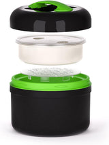 VALHERMFOOD25-03 Pro Term Lunchbox 2,5 l Gekleurd - Gris/Groen Voedselbewaardozen Naty Shop