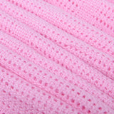 Familiebeddengoed Roze Cellulaire Deken voor Tweepersoonsbed, Katoen, Grote Sprei, Omkeerbaar, Lichtgewicht, Thermisch, Zacht, Traditioneel Cellulaire Deken, 230 X 230 cm Dekbedden en dekbedden Naty Shop