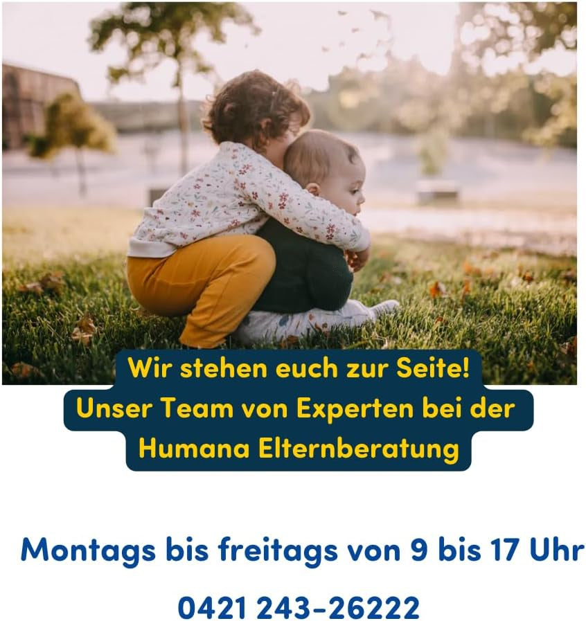 Humana Kindergetränk 1+, vanaf 1 jaar, Milchpulver für Kindermilch, nährstoffreiche Milch für Kleinkinder, als gelegentliches Milchgetränk of zur Mahlzeit, 650 g