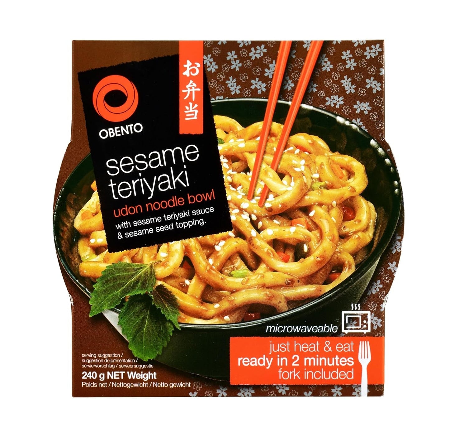 Sesam Teriyaki Udon Bowl, Magnetronmaaltijd, 240 g