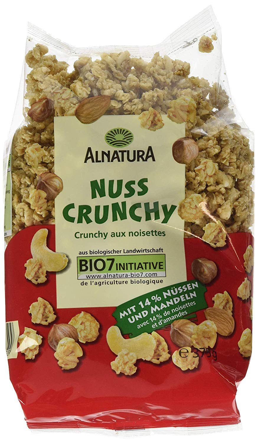 Nuts Crunchy, 375 G Cereal Naty Shop Standaardtitel