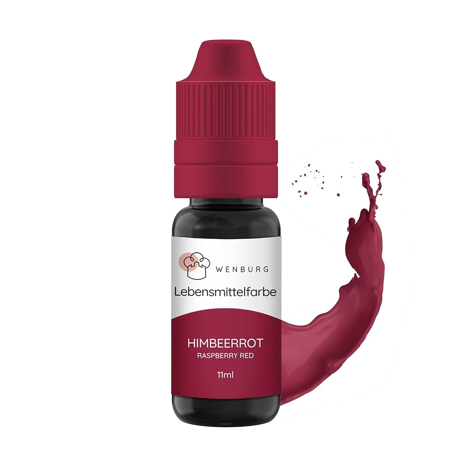 Wenburg voedingskleurstof, glitter, 11 ml, geconcentreerd, gemaakt in EU, vloeibaar. Voor het kleuren van deeg, drankjes, smaken, slijm - Goudglitter Voedselkleuring - Goudtaartkleuring - Goudglitter