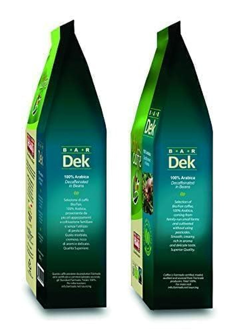 Caffè Haiti Roma biologische cafeïnevrije koffiebonen, 100% Arabica, Fairtrade gecertificeerd, biologische kwaliteit, verpakking van 2 x 500 g