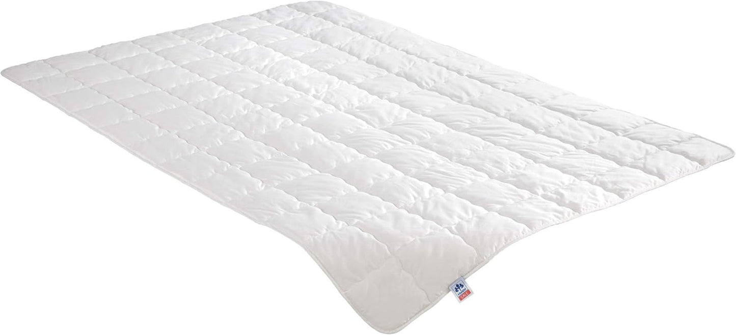 Irisette dekbed waszijde - Made in Germany - Dekbed van 60% wilde zijde, 40% katoen, Incl. opbergtas, 135 X 200 Cm, Oeko-Tex certificaat Quilts en quilts Naty Shop 135 X 200 Cm