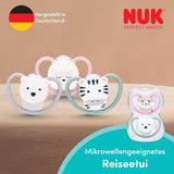 NUK Perfect Match luchtfopspenen voor baby's | 6-18 maanden | Orthodontische fopspenen die de luchtcirculatie bevorderen en huiduitslag door speeksel voorkomen | 95% acceptatie door baby's** | DisneyMickey Mouse | Pak van 2