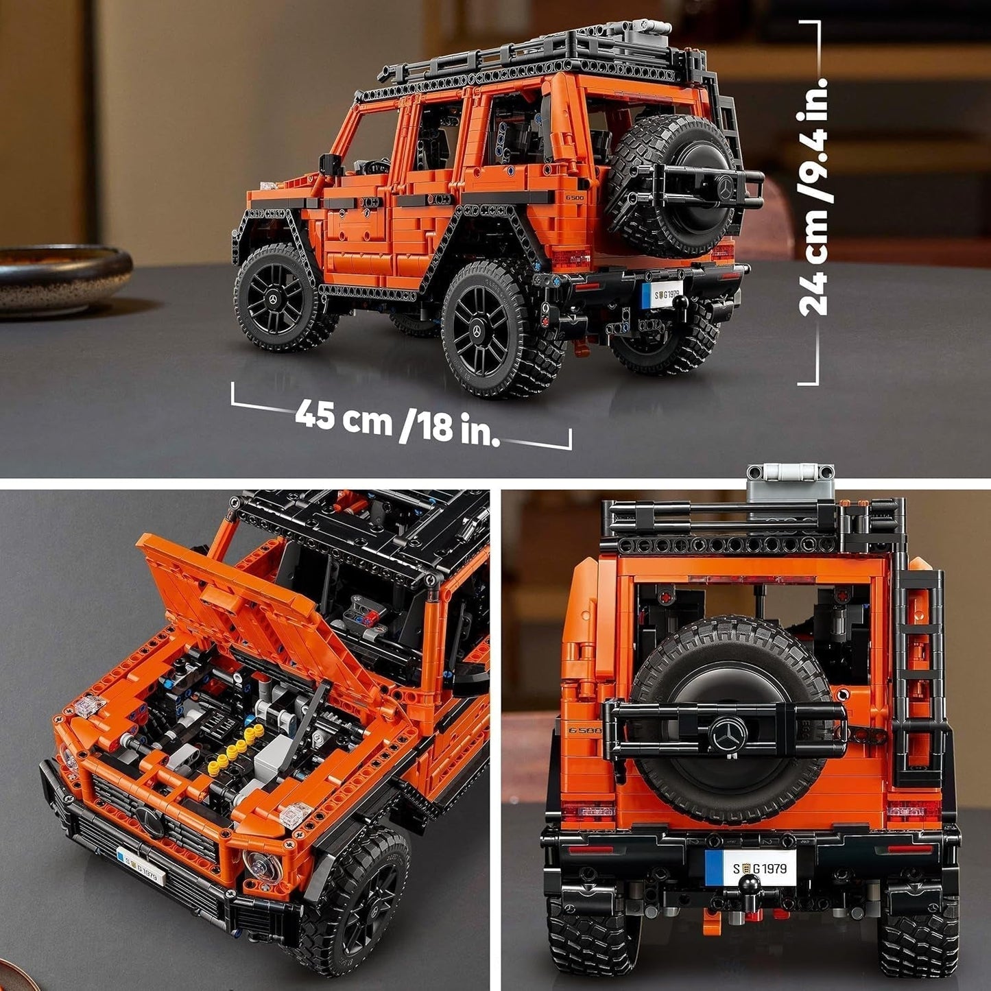 LEGO Technic Mercedes-Benz G 500 Professional Line, G-Klasse automodelbouwset, cadeau voor volwassenen, luxe terreinwagenset, Mercedes verzamelobject, speelgoedauto 42177 Bouwsets Besuche in LEGO-Store