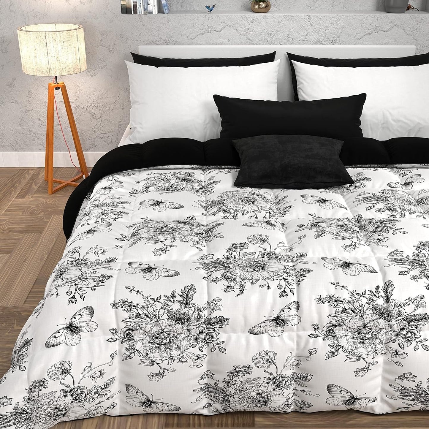 PETTI Artigiani Italiani - Winterquilt, Winterquilt, Eenvoudige quilt, Dubbelzijdig, Monocolor en digitaal printen, 100% hypoallergene microvezel, Made in Italy
