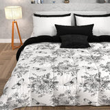 PETTI Artigiani Italiani - Winterquilt, Winterquilt, Eenvoudige quilt, Dubbelzijdig, Monocolor en digitaal printen, 100% hypoallergene microvezel, Made in Italy