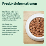 door Amazon Katzenfutter, nass, Dose, Stücke mit Geflügel in saus, 12 x 415 g