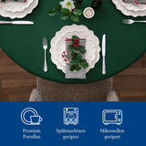 Villeroy & Boch Toy's Delight Royal Classic 8-delige serviesset, vaatwasser- en magnetronbestendig, wit, borden, 4-persoons serviesset, kerstservies, speelgoed, premium porselein